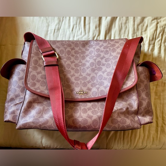 Coach Baby Messenger Bag In Signature Canvas - Picture 7 of 8